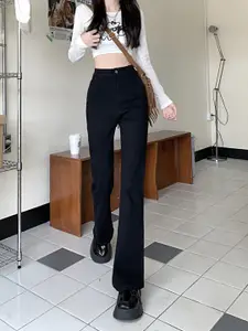 StyleCast Women Cotton Bootcut High-Rise Jeans