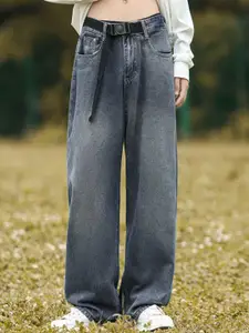 StyleCast x Revolte Men Relaxed Fit Light Fade Jeans