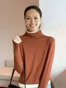 StyleCast Women High Neck Woollen Sweater