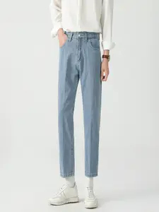 StyleCast x Revolte Men Regular Fit Mid-Rise Light Fade Jeans