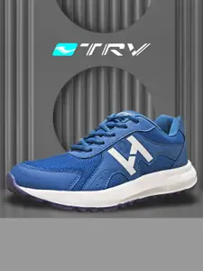 TRV Men Mesh Lace-Ups Running Non-Marking Shoes