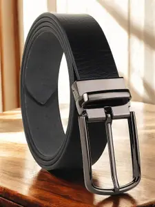 Provogue Men Textured Leather Belt