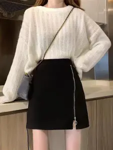 StyleCast x Revolte Women Mini Straight Skirt