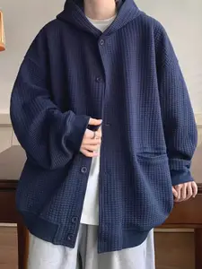 StyleCast x Revolte Men Solid Hooded Jacket