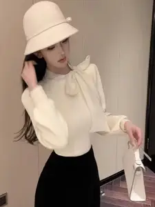 StyleCast Bell Sleeve Woollen Sweater