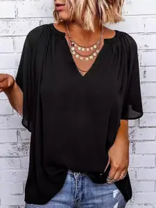 StyleCast Women Flared Sleeve Top