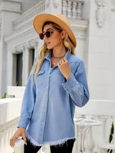 StyleCast Women Opaque Casual Shirt