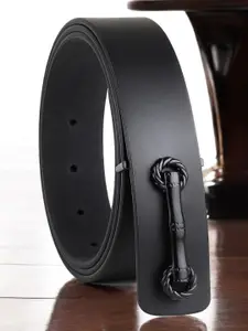Provogue Men Textured Leather Formal Belt
