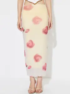 StyleCast Women Printed Elasticated Pencil Skirt