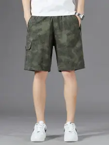 StyleCast x Revolte Men Printed Cotton Shorts