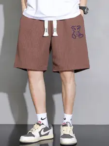 StyleCast x Revolte Men Printed Regular Fit Mid-Rise Shorts