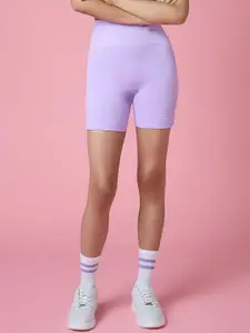 FEIER Women Skinny Fit High-Rise Sports Shorts