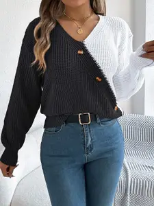 StyleCast x Revolte Women Colourblocked Pullover