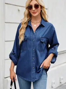 StyleCast Women Opaque Casual Shirt
