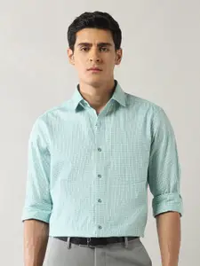 Arrow Men Classic Fit Micro Checked Spread Collar Cotton Casual Shirt