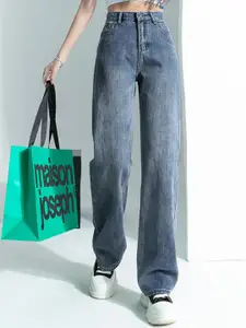 StyleCast Women Cotton Straight Fit High-Rise Jeans