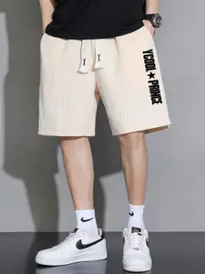 StyleCast x Revolte Men Typography Printed Regular Fit Mid-Rise Shorts