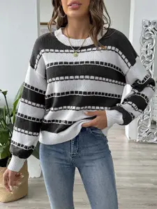 StyleCast x Revolte Women Striped Pullover Sweaters