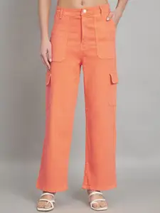 CORSICA Women Jean Relaxed Fit High-Rise Light Fade Stretchable Jeans