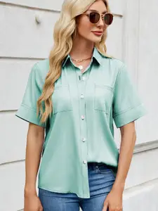 StyleCast Women Opaque Casual Shirt