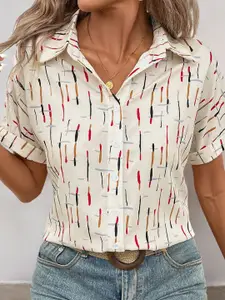 StyleCast x Revolte Women Opaque Printed Casual Shirt