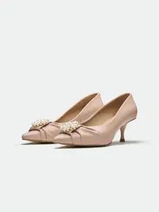 Oroh Leather Party Stiletto Pumps