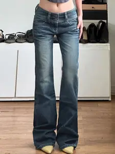 StyleCast Women Flared Light Fade Jeans