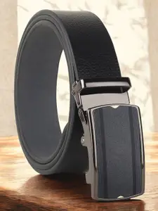 Provogue Men Textured Leather Formal Belt