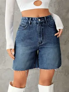 StyleCast x Revolte Women Loose Fit Denim Shorts