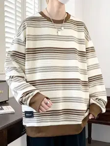 StyleCast x Revolte Men Striped Sweatshirt