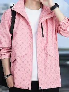 StyleCast x Revolte Men Typography Printed Bomber Jacket