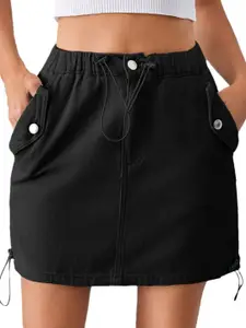 StyleCast Denim Straight Mini Skirt
