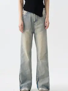 StyleCast Men Medium Shade Wide Leg Jeans