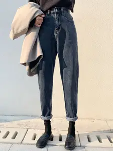 StyleCast Women Straight Fit High-Rise Jeans