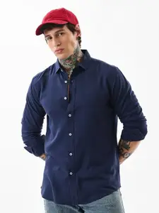 Snitch Men Slim Fit Casual Shirt