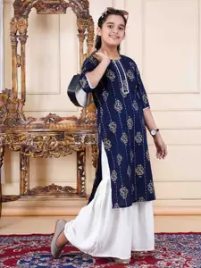 DMP FASHION Girls Floral Printed Top