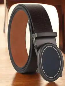 Provogue Men Textured Leather Formal Belt