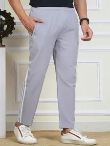 SLF INDIA Men Side Stripe Slim-Fit Track Pants