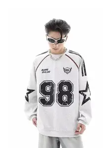 StyleCast x Revolte Men Typography Printed Sweatshirt