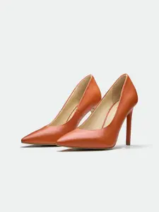Oroh Women Leather Pointed Toe Stiletto Pumps