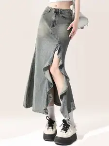 StyleCast A-Line Midi Skirt