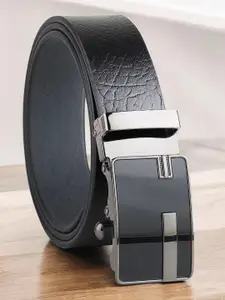 Provogue Men Textured Leather Formal Belt