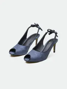 Oroh Women Solid Leather Regular Stiletto Pumps