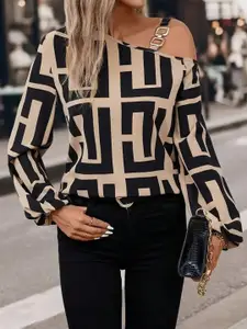 StyleCast One Shoulder Blouson Top