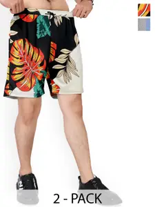 Moda Rapido Men Striped Printed Shorts