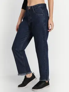 CORSICA Women Jean Straight Fit High-Rise Light Fade Jeans