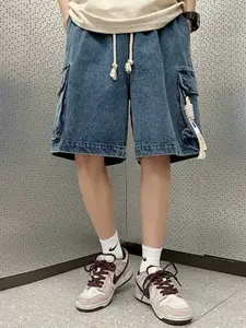 StyleCast Men Loose Fit Knee Length Cargo Shorts