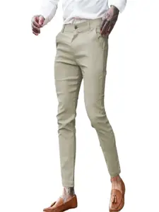 StyleCast x Revolte Men Slim Fit Easy Wash Chinos Trousers
