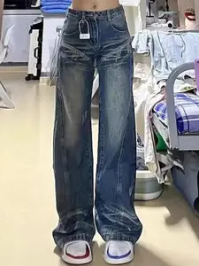 StyleCast x Revolte Women Relaxed Fit Light Fade Mid-Rise Jeans