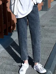 StyleCast Women Straight Fit High-Rise Jeans